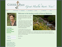 Tablet Screenshot of conniepage.com.au